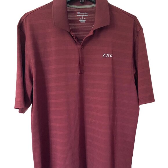 EKU Eastern Kentucky University Champion Polo Shirt, Medium - Picture 1 of 2